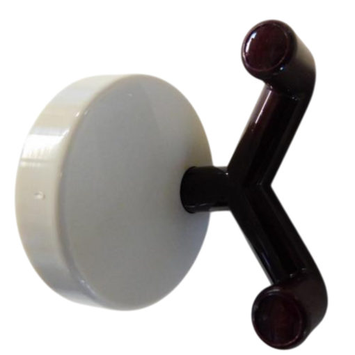 1 Stück Wandhaken, 2-fach Cremew (3)